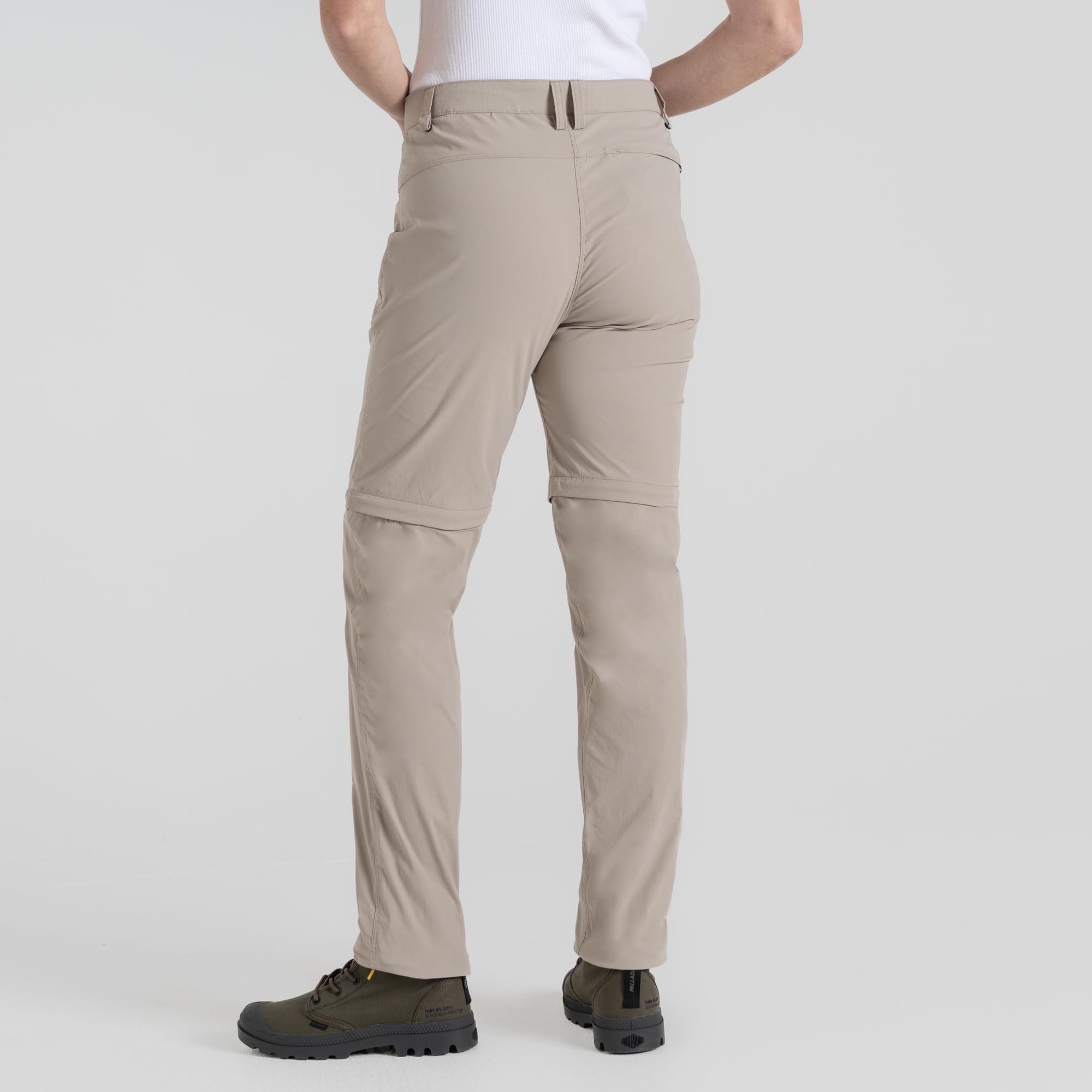 Craghoppers insect-shield technology close-up indicates long-lasting bug protection for outdoor use.