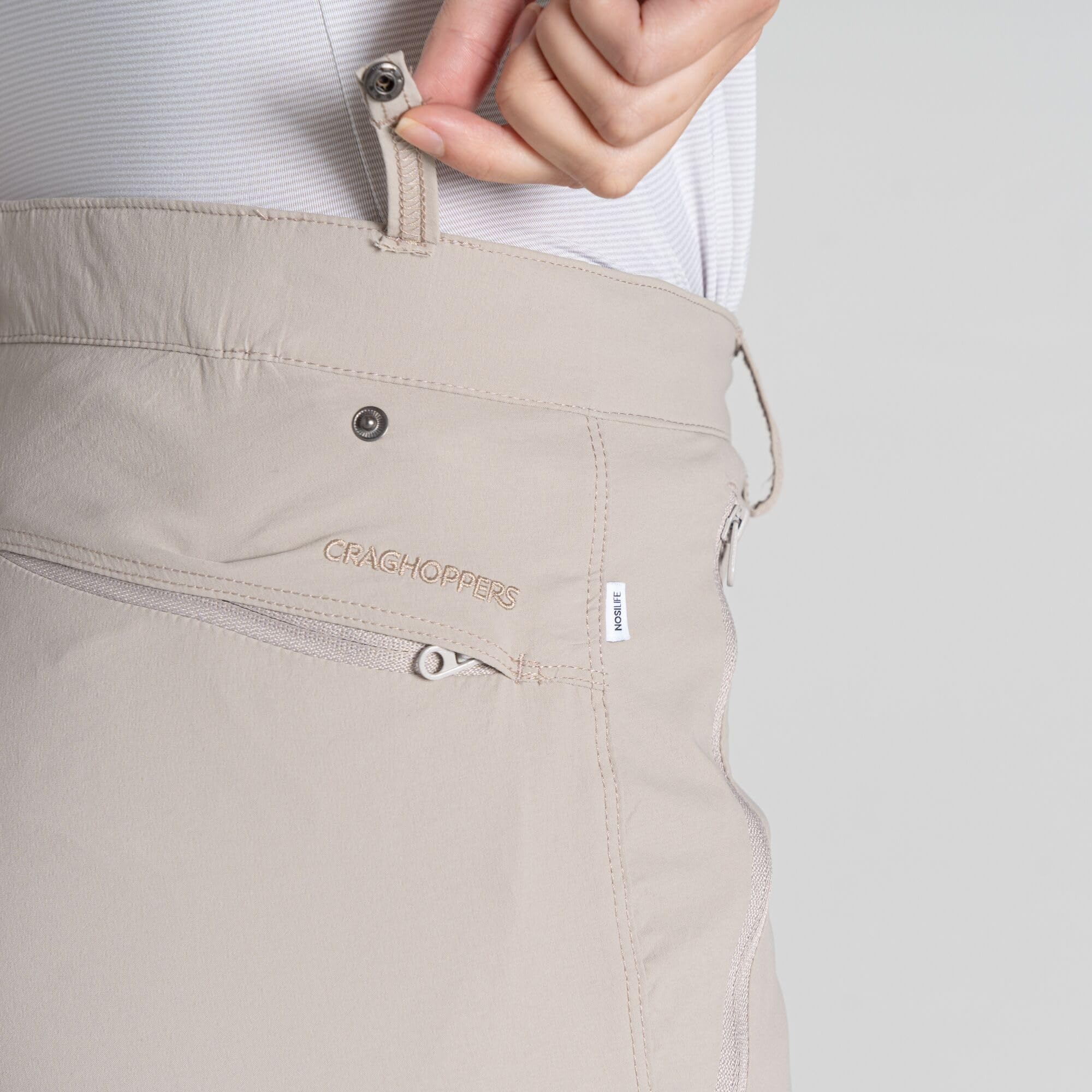 Craghoppers Insect Shield Pro Pant III quick-dry fabric in action