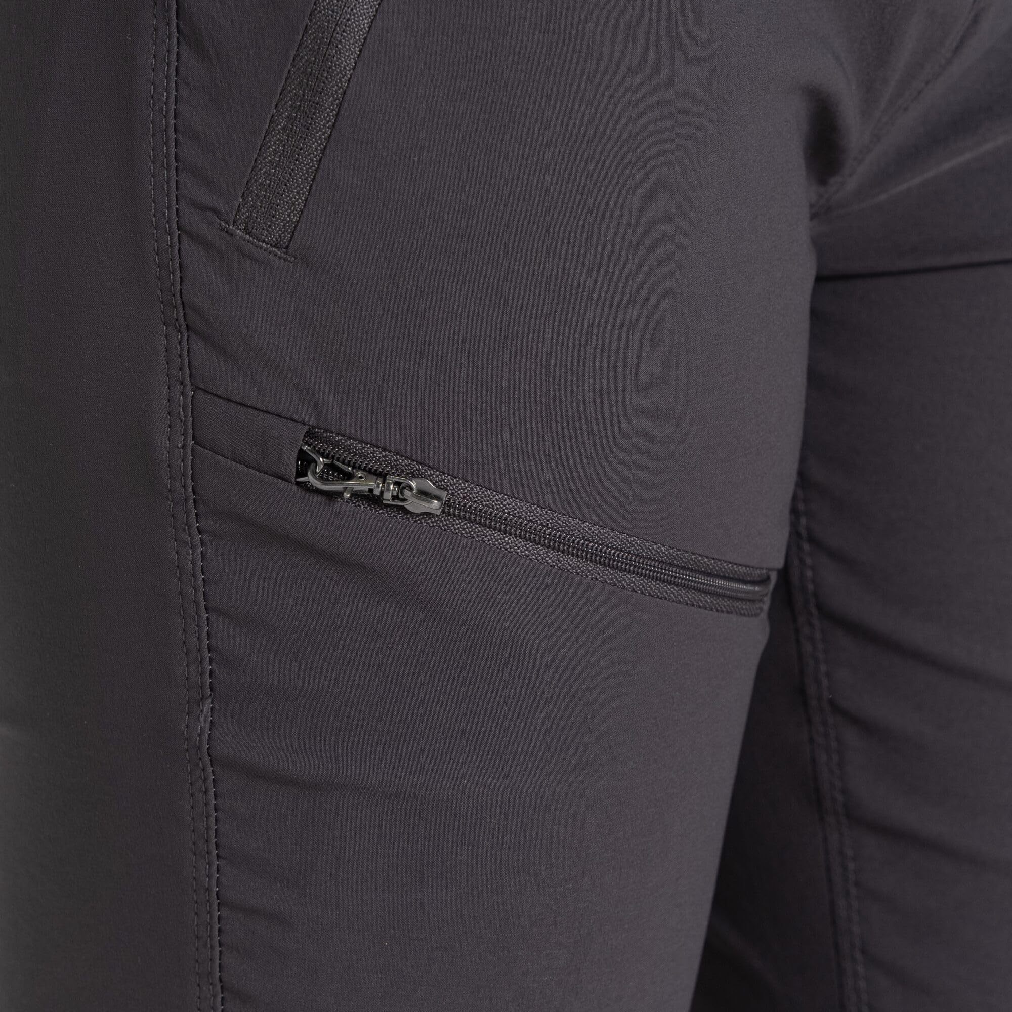 Craghoppers Pant III reflective heel tape enhances visibility during evening commutes.