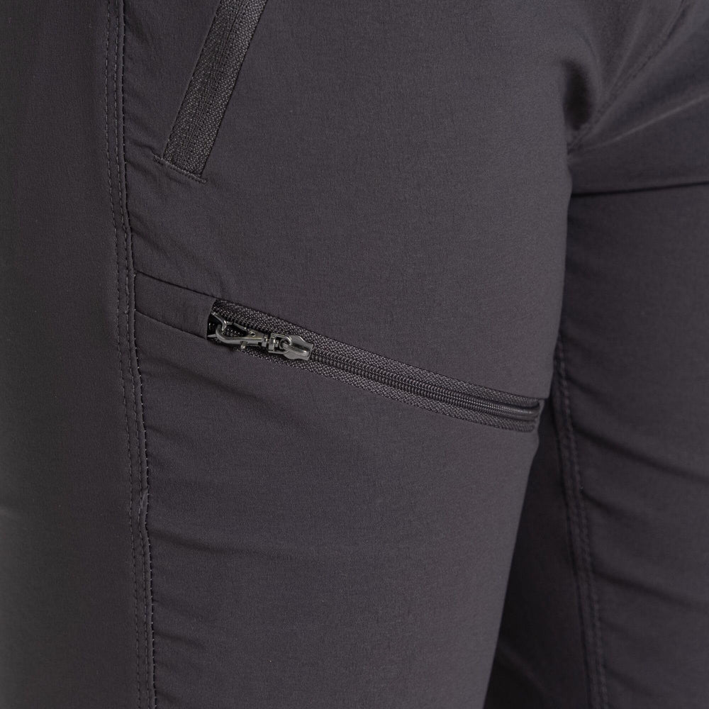 Craghoppers Pant III reflective heel tape enhances visibility during evening commutes.