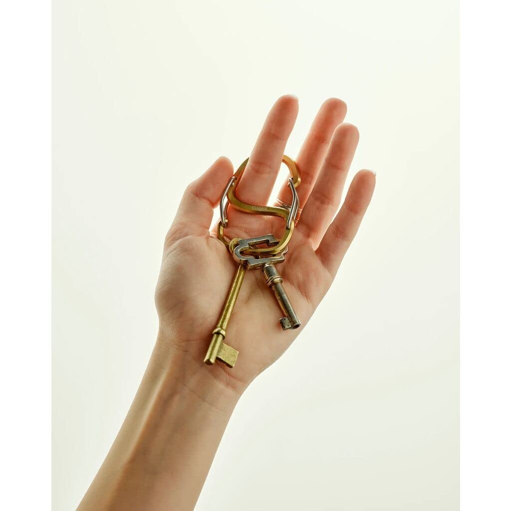 Craighill Coachwhip carabiner S-curve design showcases natural-inspired shape for easy clipping.