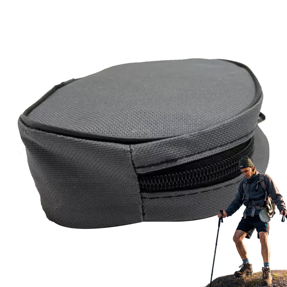 Crampon Case waterproof back coating protects gear in damp conditions