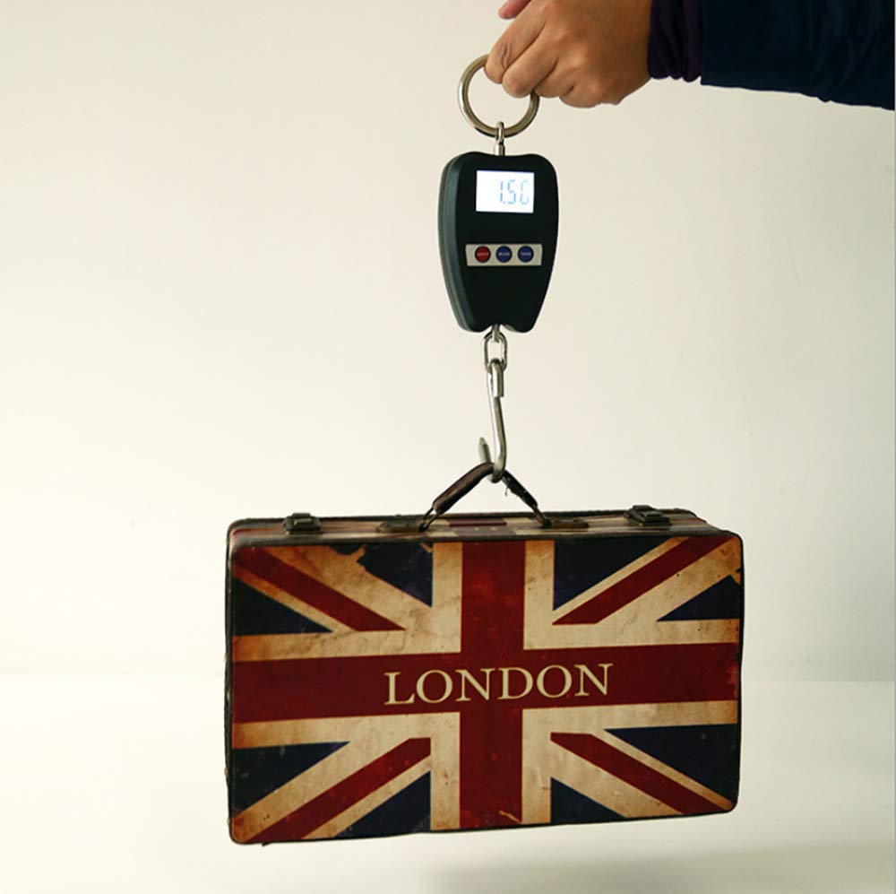 200 kg electronic crane scale in black and orange