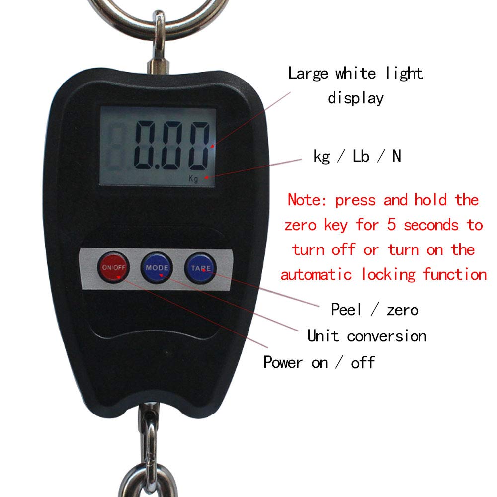 Crane scale packaging and color box dimensions