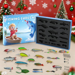 Assorted crankbaits, poppers, and minnow lures