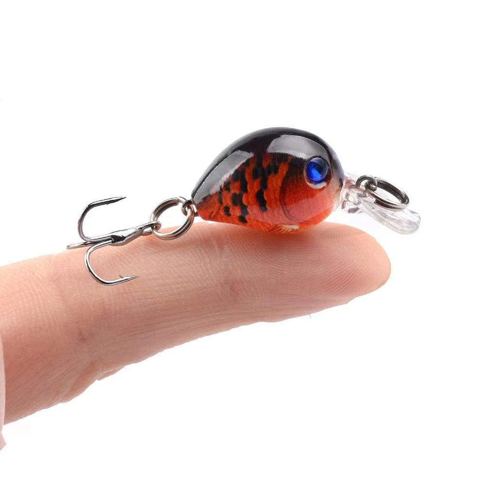 Topwater-style crankbait in motion with subtle wobble - image 04