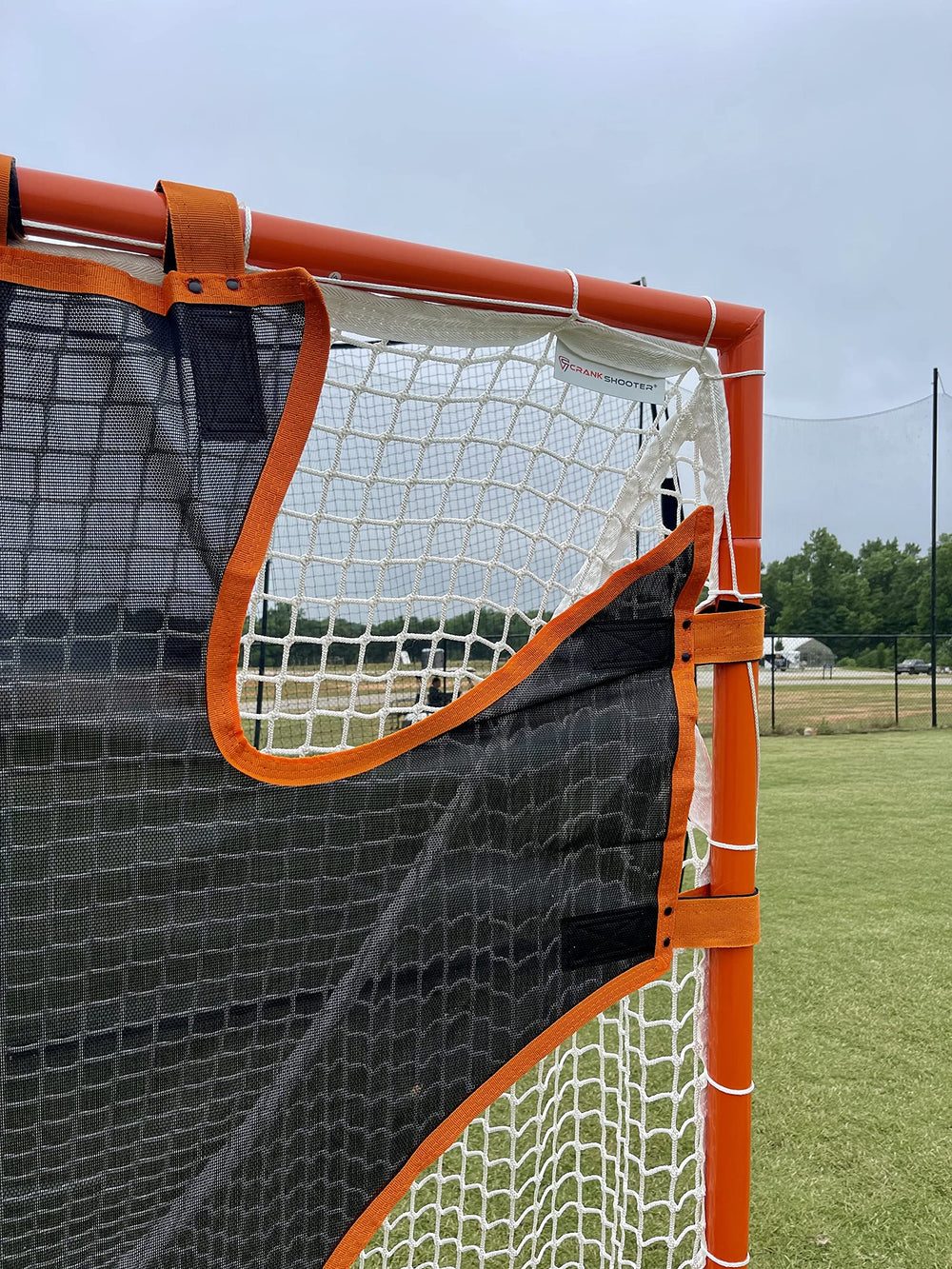 CRANKSHOOTER Shot Trainer triple-stitching ensures lasting durability during high-intensity practice.