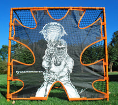 CRANKSHOOTER Shot Trainer front view highlights easy installation and quick setup for outdoors.