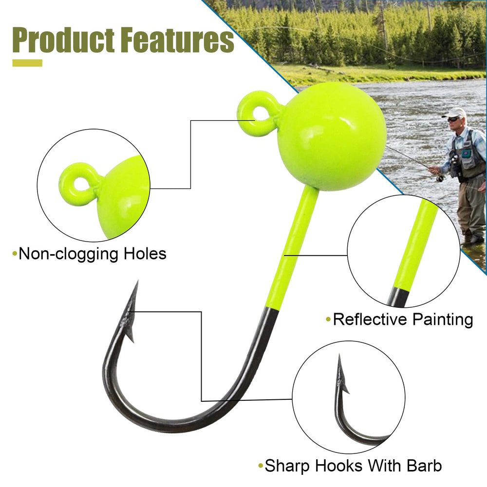 Pink jig head for crappie and panfish