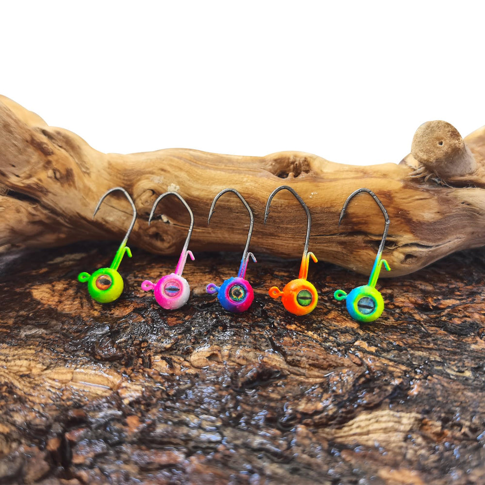 Crappie Jigs 5 color options on jig heads