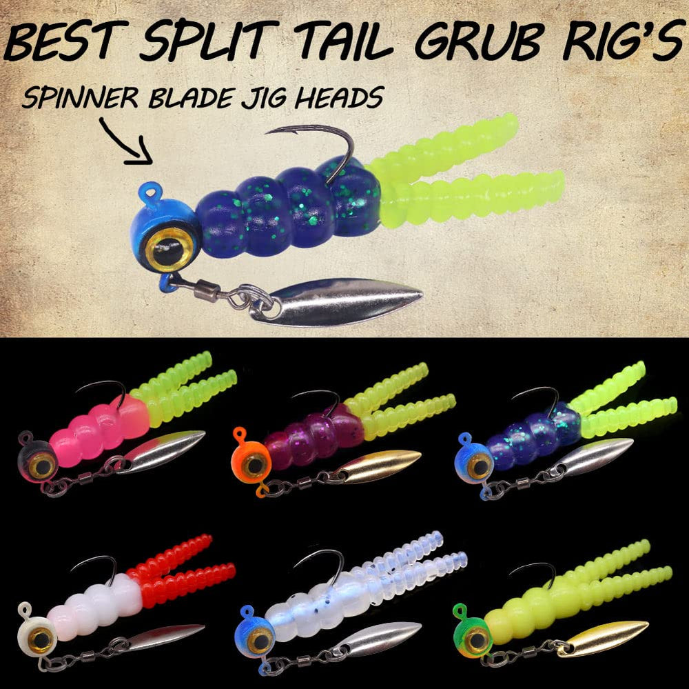 Crappie lure colors arranged for quick selection