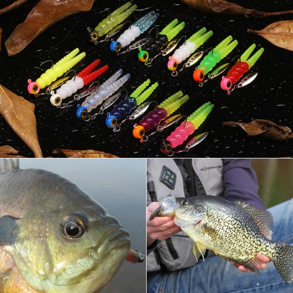 XFISHMAN BigEye jighead with Indiana blade for added flash