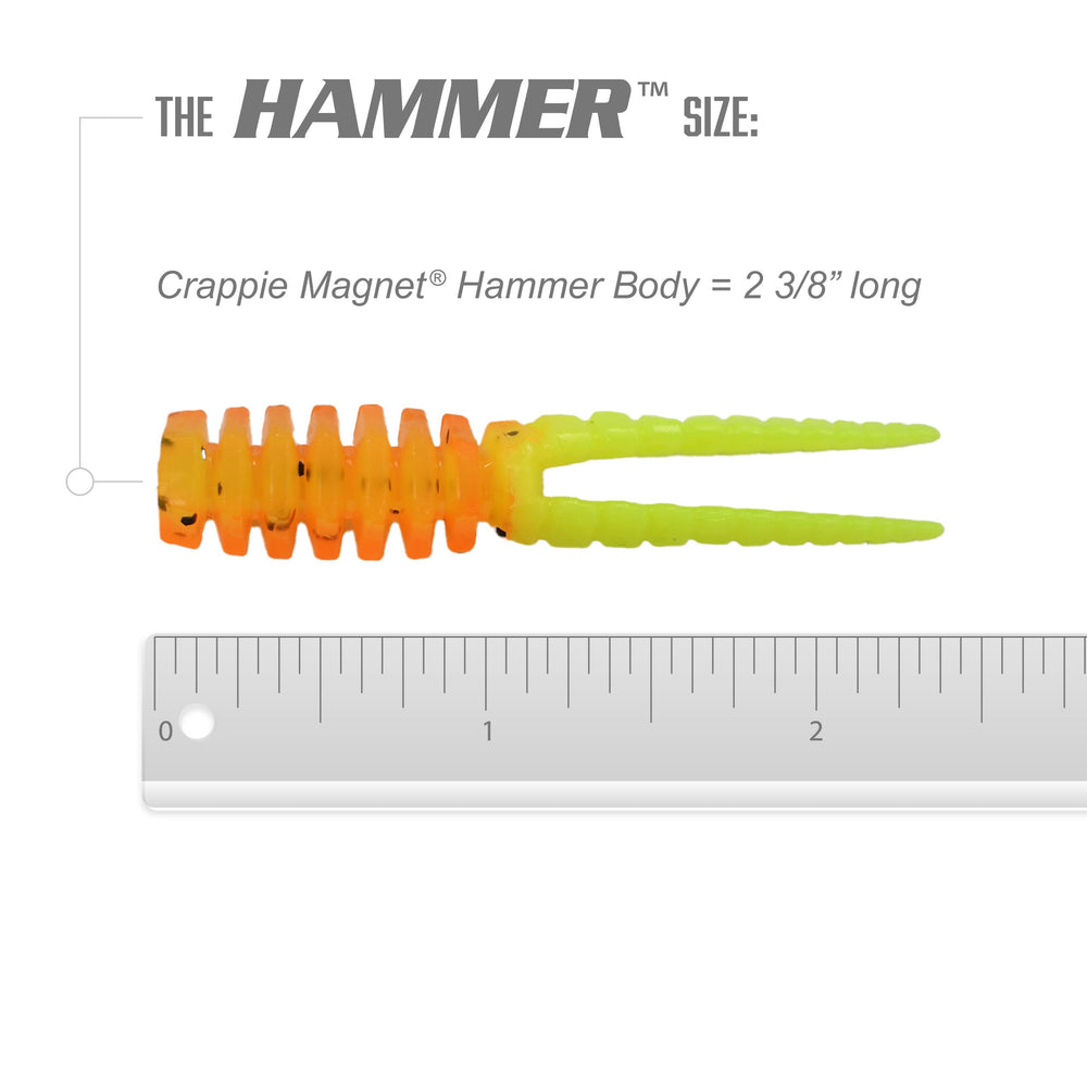 Crappie Magnet Hammer Kit 52-piece set for comprehensive panfish options