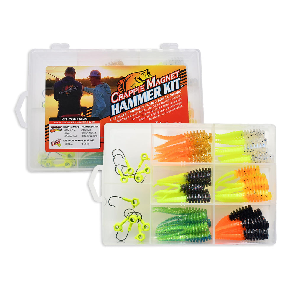 Crappie Magnet Hammer Kit large bait for versatile crappie fishing