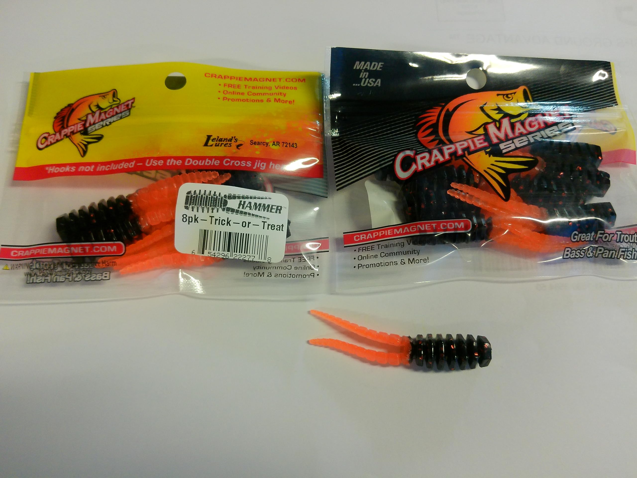 Crappie Magnet Hammer Series 2-pack lure for freshwater crappie fishing