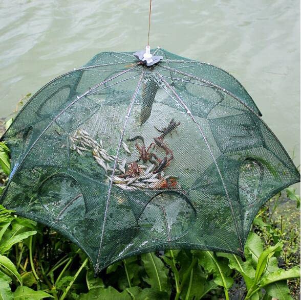 Includes two 93x93 cm traps and 18 ft nylon rope