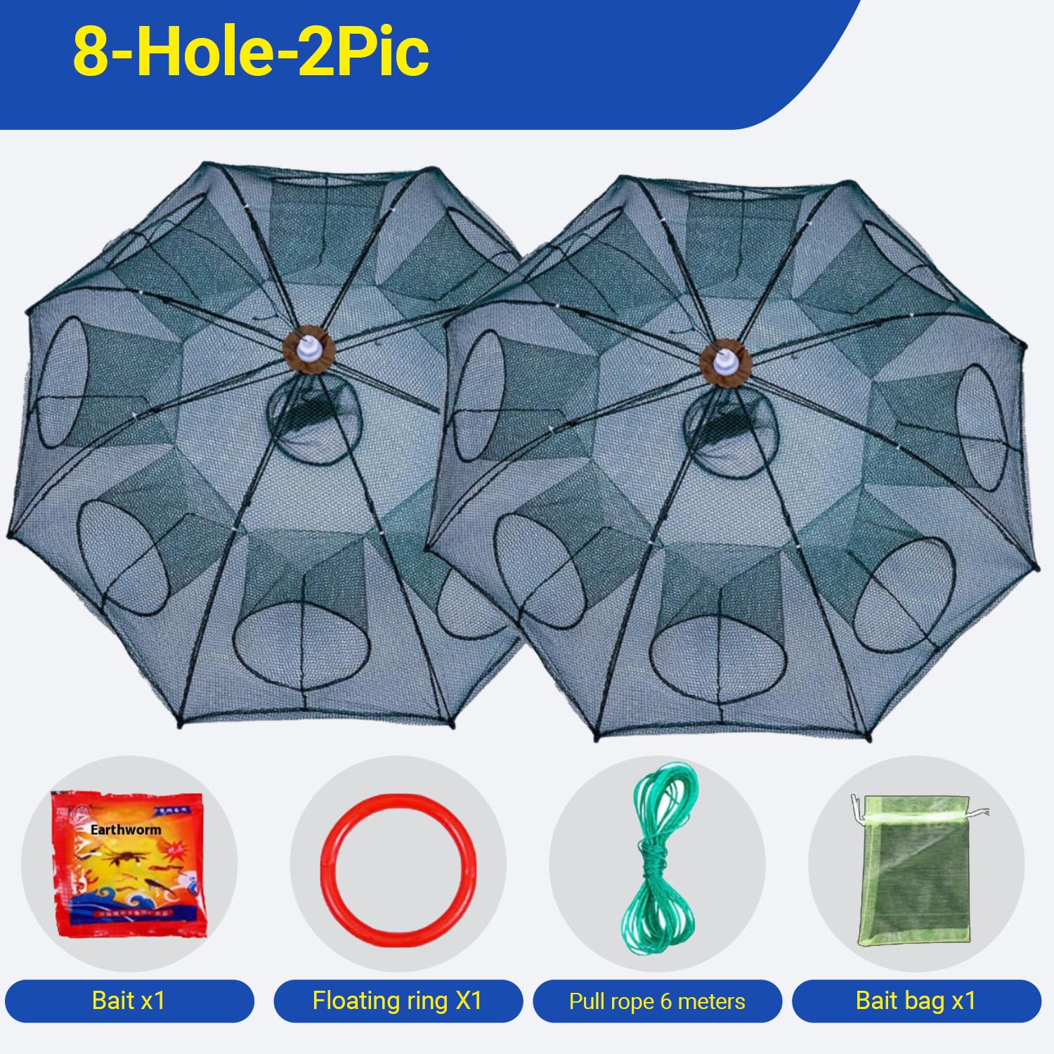 Rugged rust-proof steel frame and nylon netting