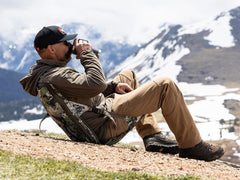 Crazy Creek HEX 2.0 LongBack Chair extended back height for all day camping comfort.