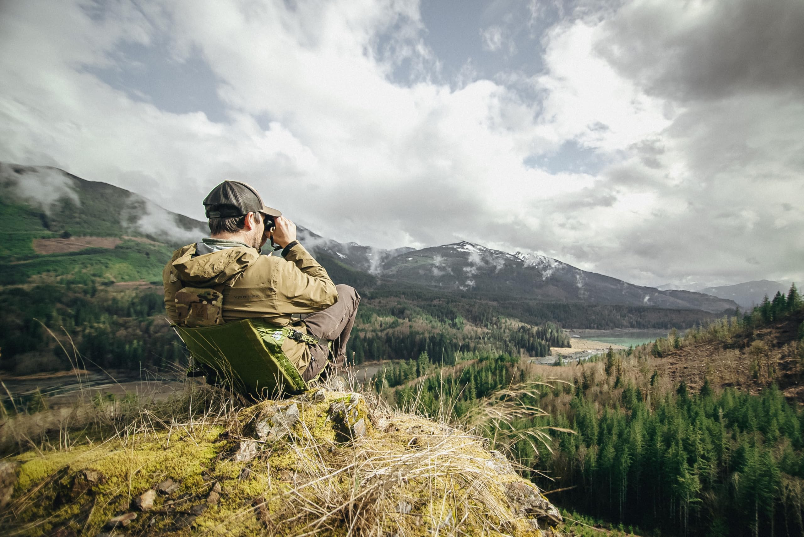 Crazy Creek HEX 2.0 LongBack Chair stadium and camping use for versatile comfort.