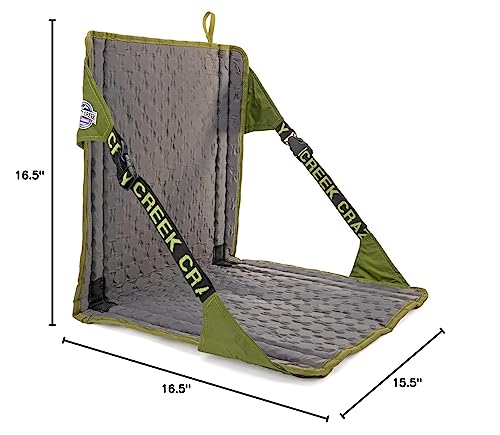 Crazy Creek HEX 2.0 adjusted recline for personalized support.