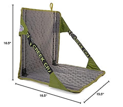 Crazy Creek HEX 2.0 adjusted recline for personalized support.