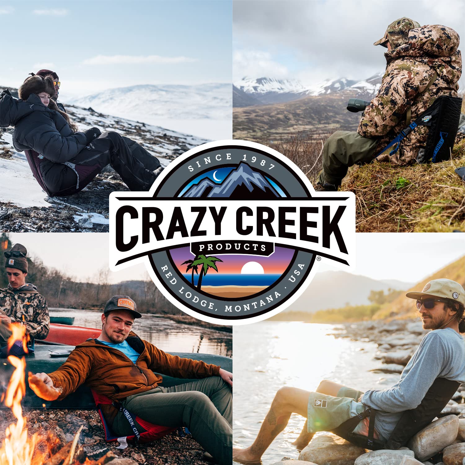 Crazy Creek HEX 2.0 performs on sand mud and rock.