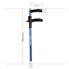 Crazy Shark Hook Remover Aluminum Blue 13.6in product image 2