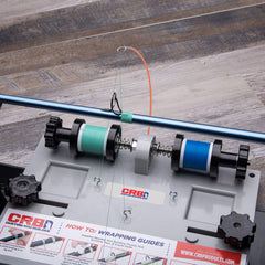 CRB Hand Wrapper system shown with RBS Aluminum Base Station compatibility