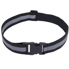 CREATCABIN Black Reflective Belt for running improves night visibility and vehicle awareness.