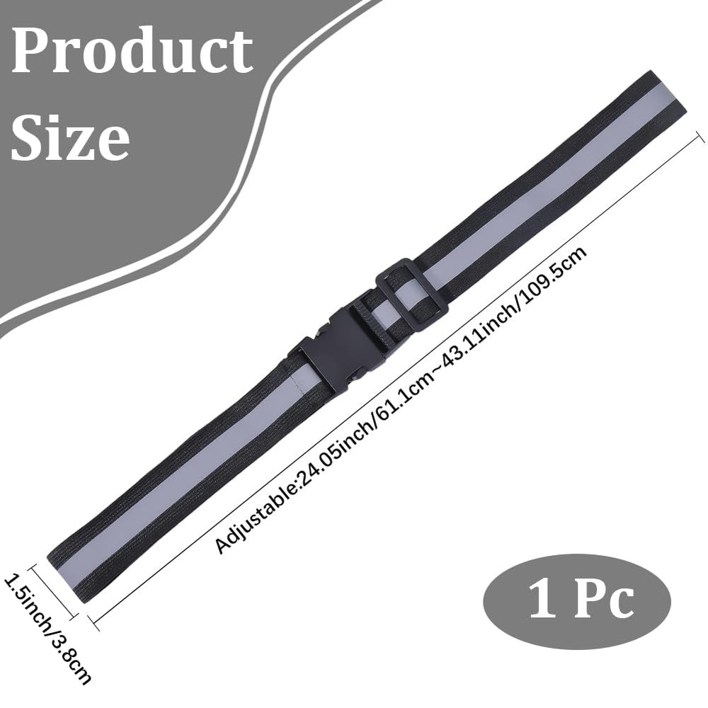 CREATCABIN Elastic polyester strap provides flexible fit for various body shapes during activity.