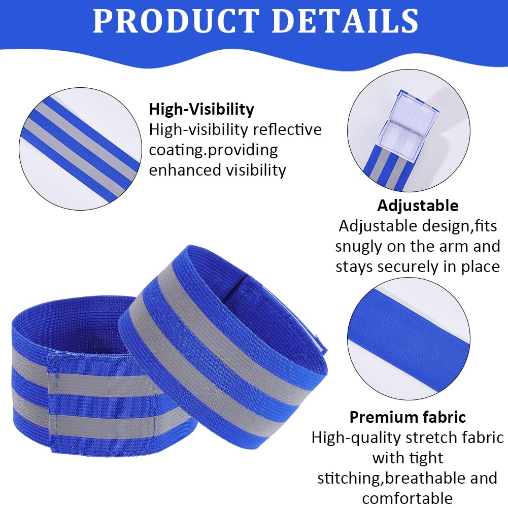 CREATCABIN reflective armband worn on the ankle to increase night awareness