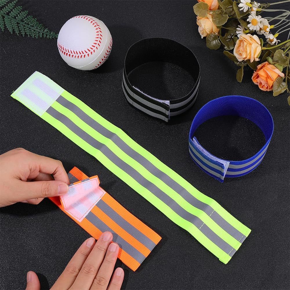 CREATCABIN reflective armband in green enhances safety for runners and walkers