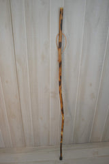 CreationCarvings walking stick with leather strap for secure handling