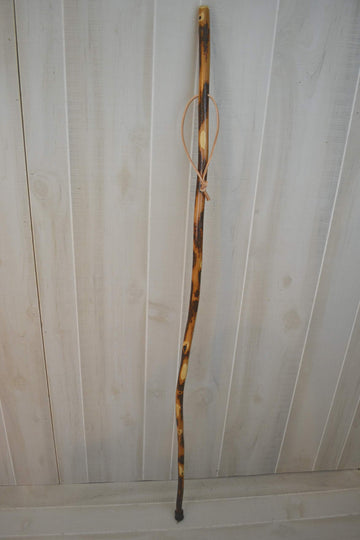 CreationCarvings strong wood construction walking stick for outdoor durability