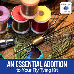 Creative Angler Bobbin Holder secures spools for smooth material feeding