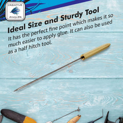 Creative Angler Bodkin Brass eye-cleaning tip helps clear hook eyes.