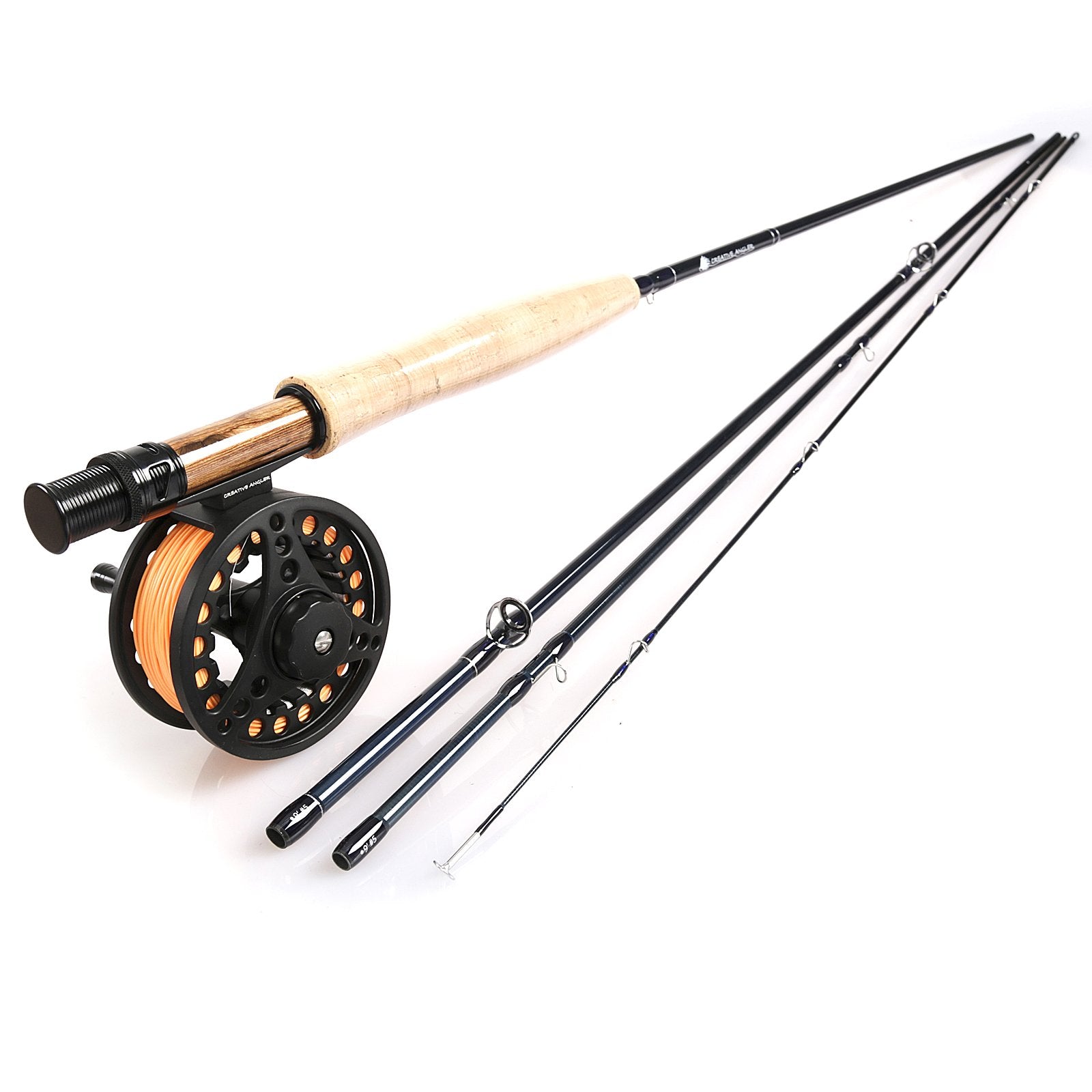 Creative Angler Catalyst aluminum reel 5/6wt offers reliable line control on rivers.