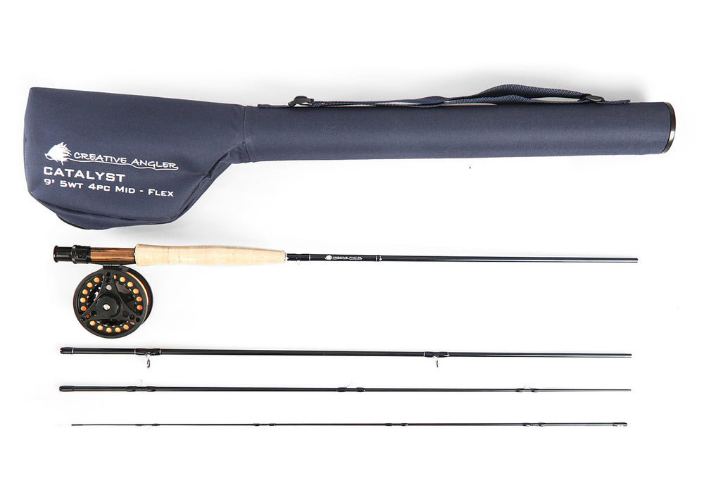 Creative Angler Catalyst pre-spooled line saves setup time before casting.