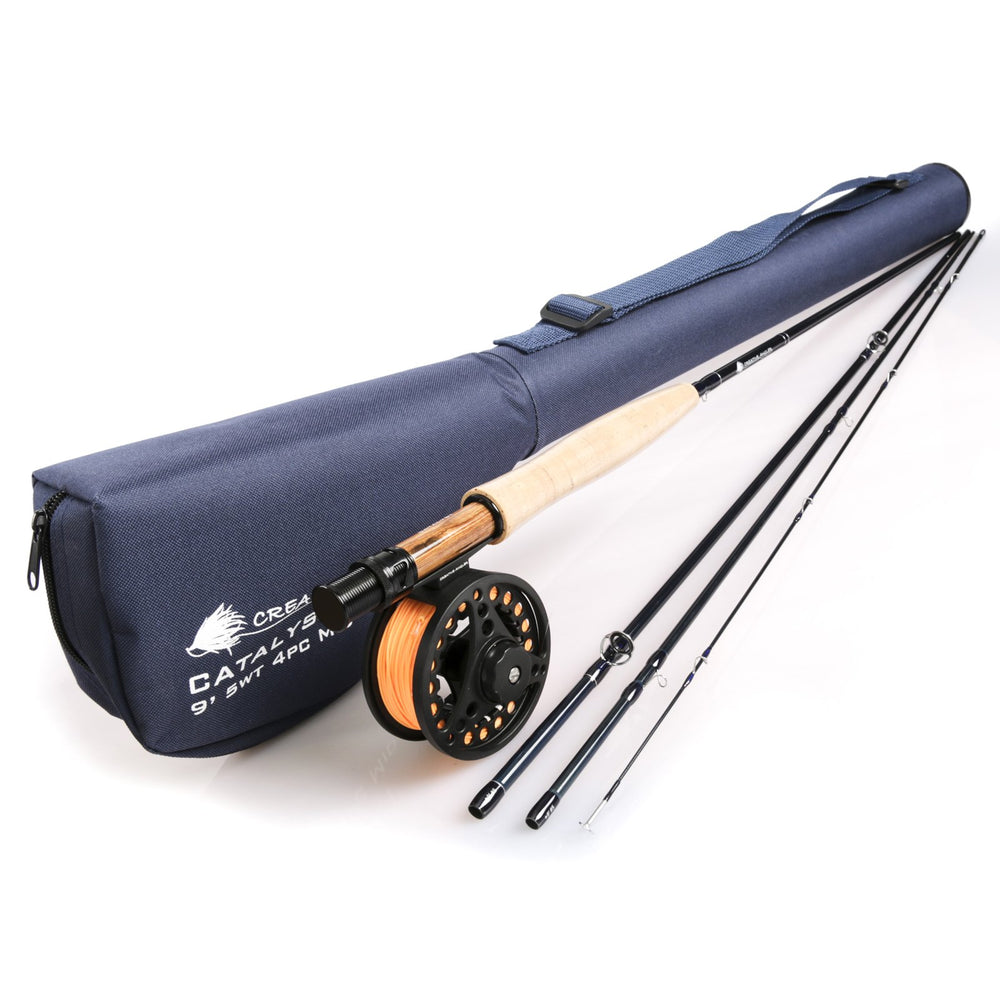 Creative Angler Catalyst rod 9ft 5wt 4-piece ready for trout and bass adventures.