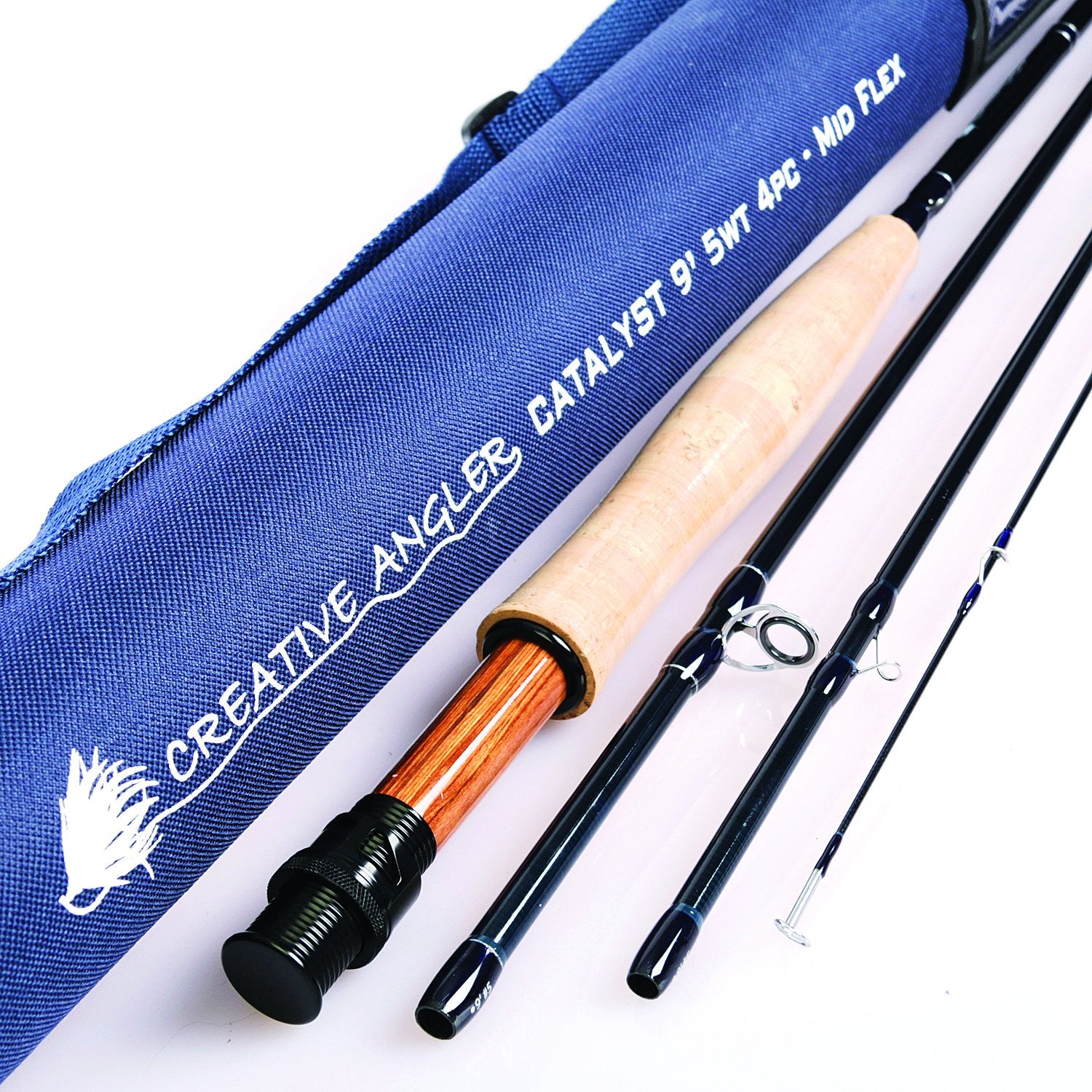 Creative Angler Catalyst rod 9ft5wt showcasing smooth casting action for trout and panfish