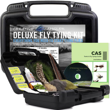 Deluxe fly tying kit cover and packaging