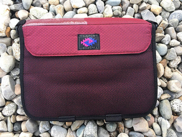 Creative Angler Finsport 12x7 wallet for lures enables quick access.