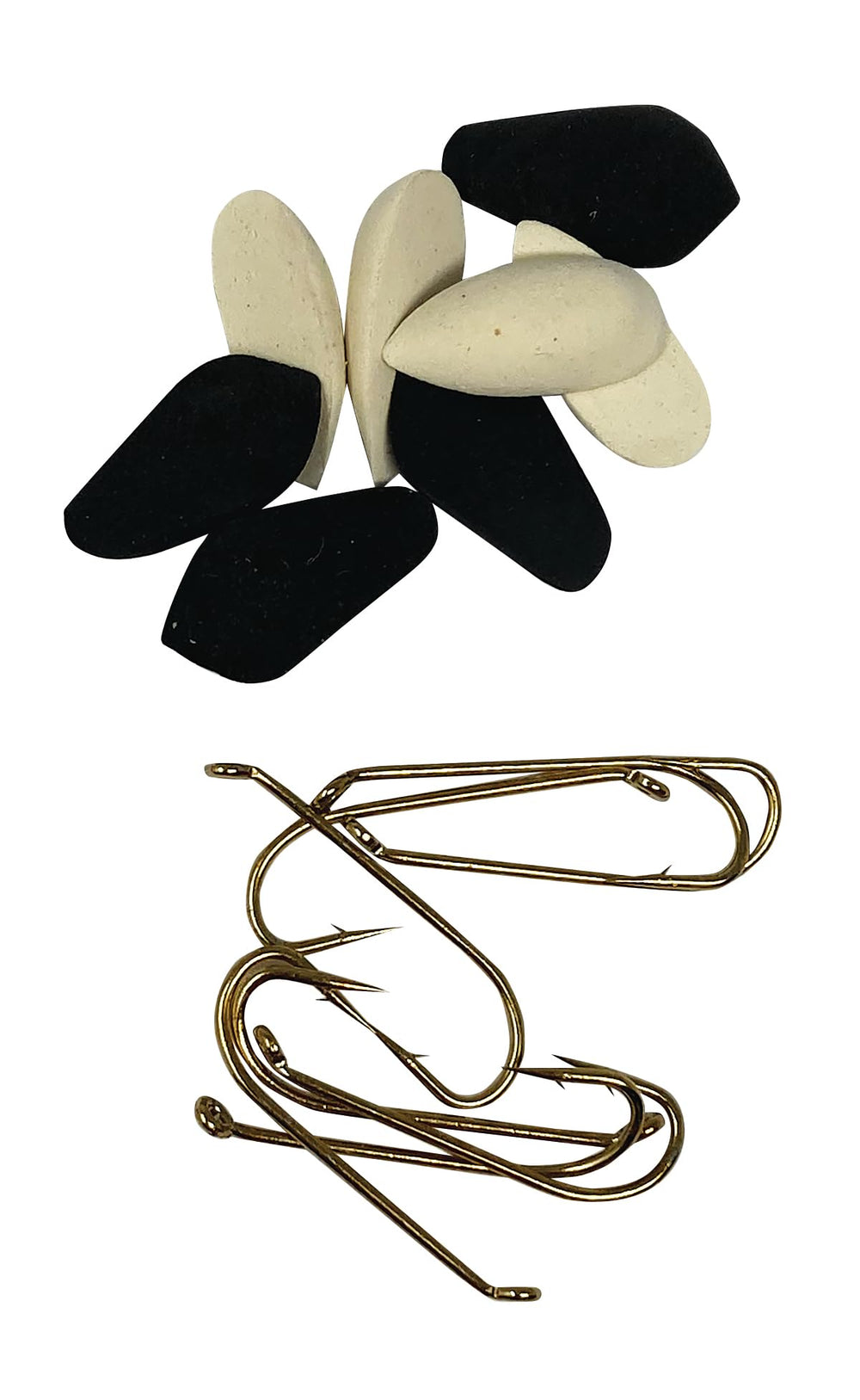 Creative Angler flash material adds shine to attract bites.