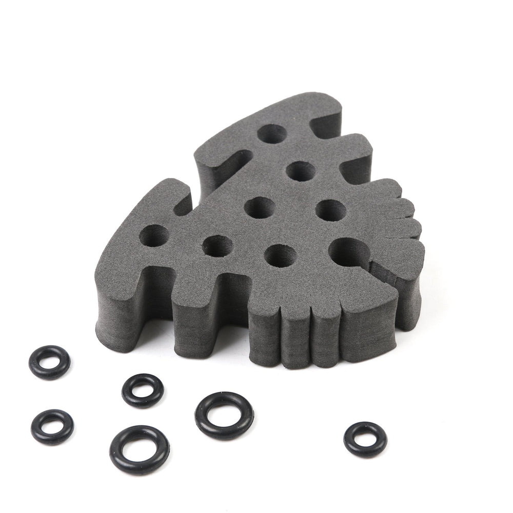 Creative Angler durable foam storage supports frequent tying sessions.