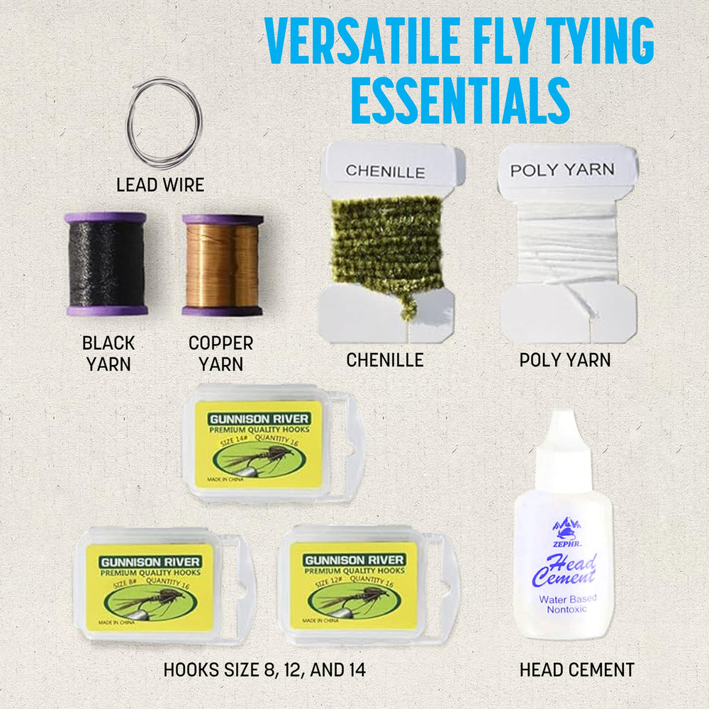 Creative Angler head cement helps flies stay intact during use.