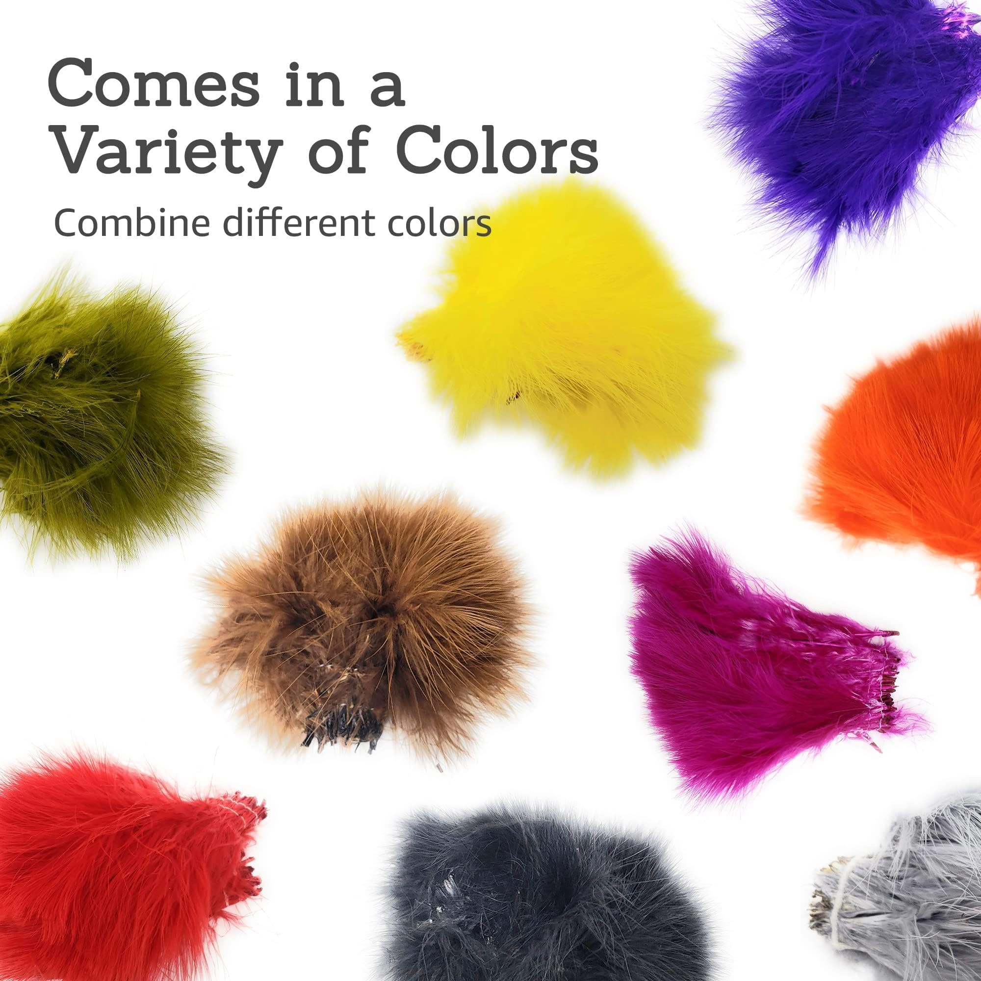 Creative Angler marabou feathers variety pack for multiple fly patterns and seasons