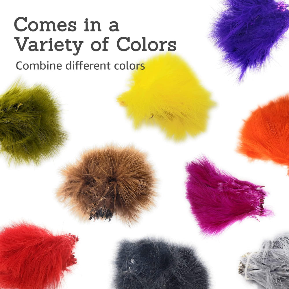 Creative Angler marabou feathers variety pack for multiple fly patterns and seasons