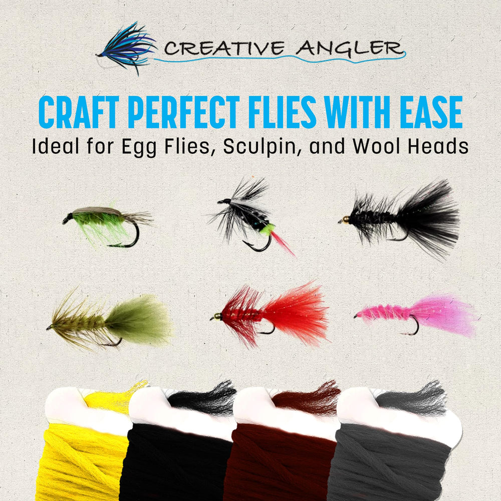 Creative Angler moisture resistant fibers holding shape during fishing scenarios.