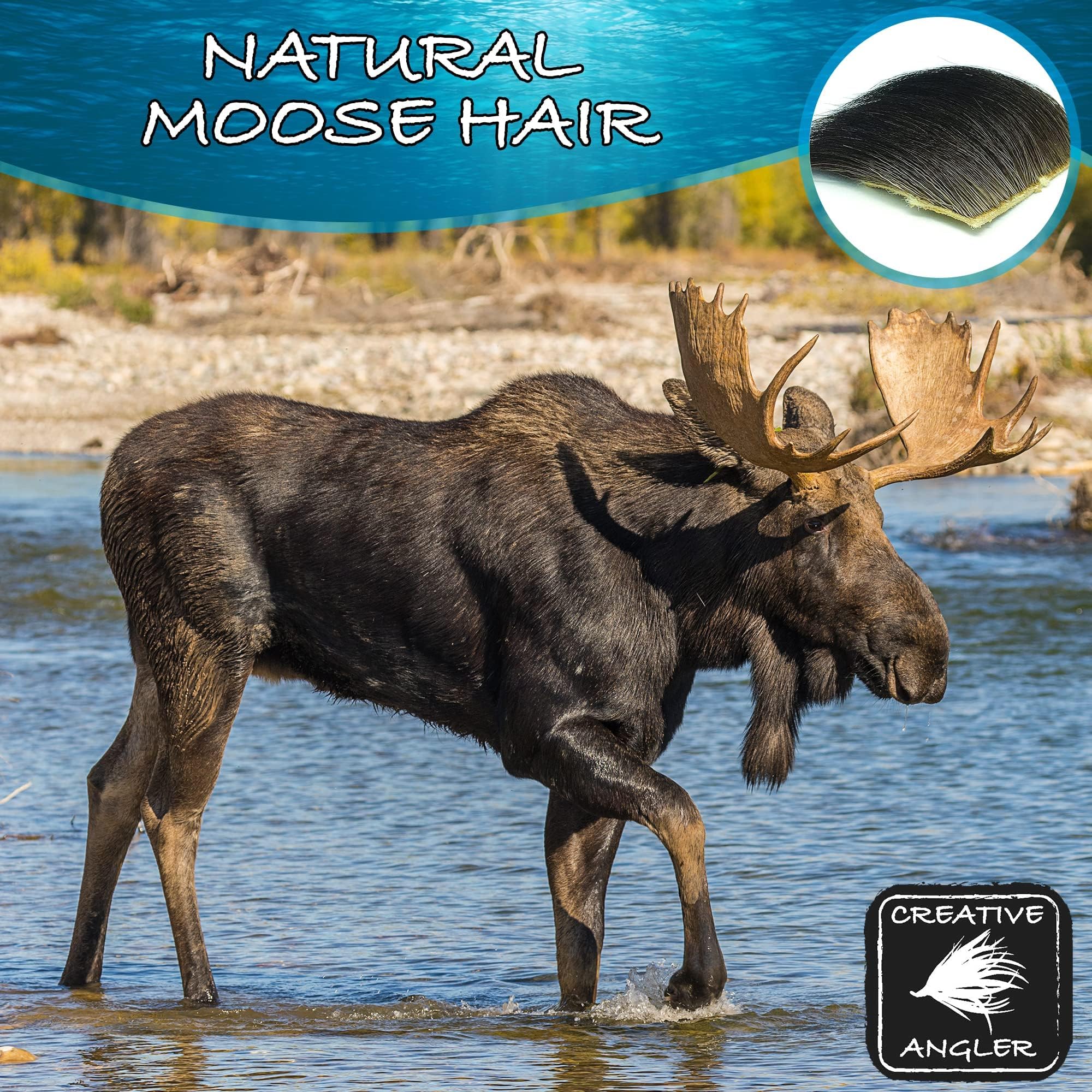 Creative Angler Moose Hair used to craft realistic dry fly tails and legs