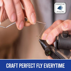 Creative Angler Jig Bobbin in use during knot tying session